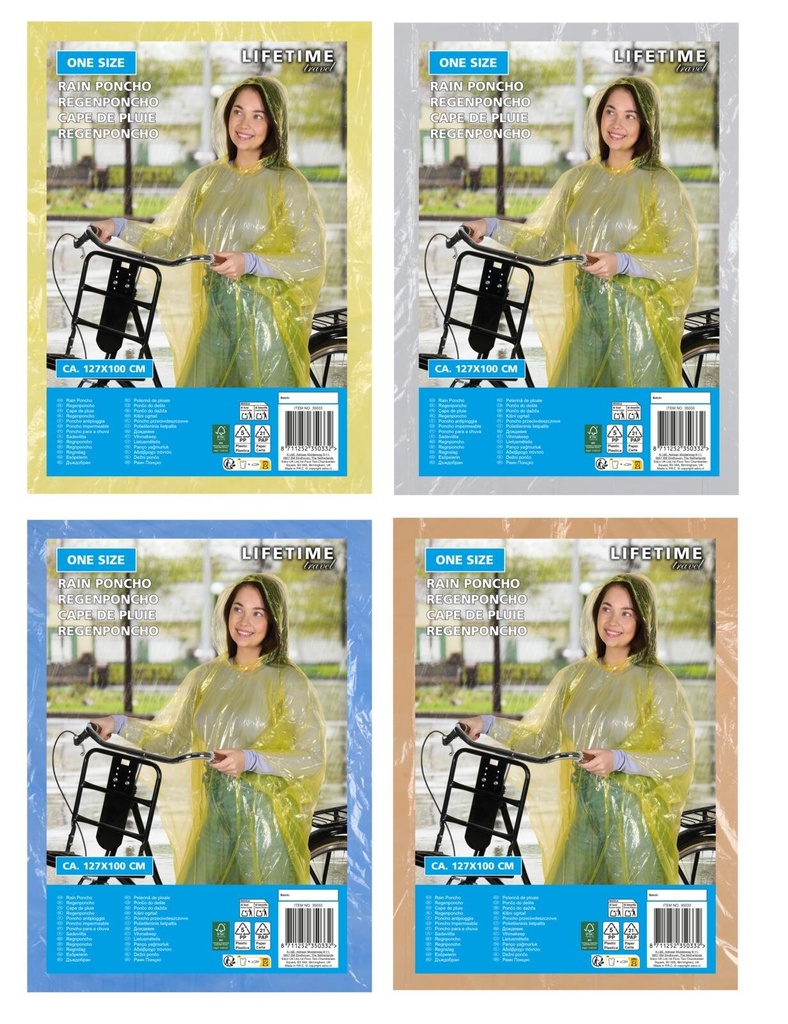 LIFETIME Poncho 127x101cm