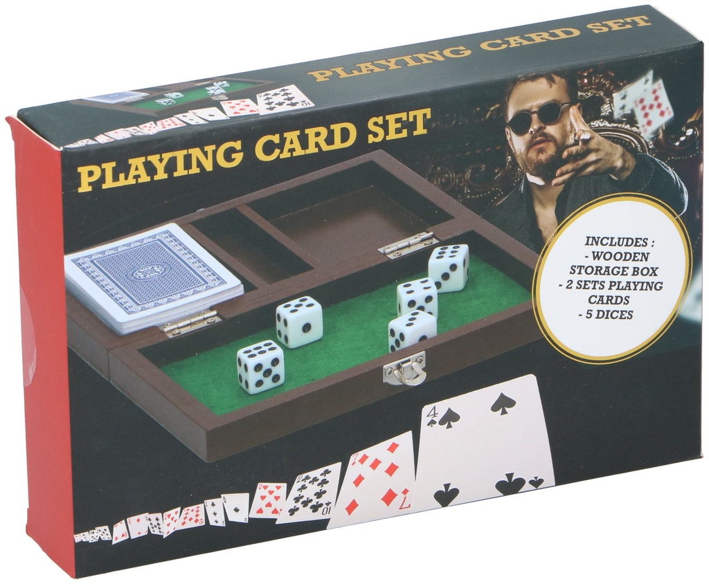 LIFETIME Playing Card Box 18x11x3.1cm