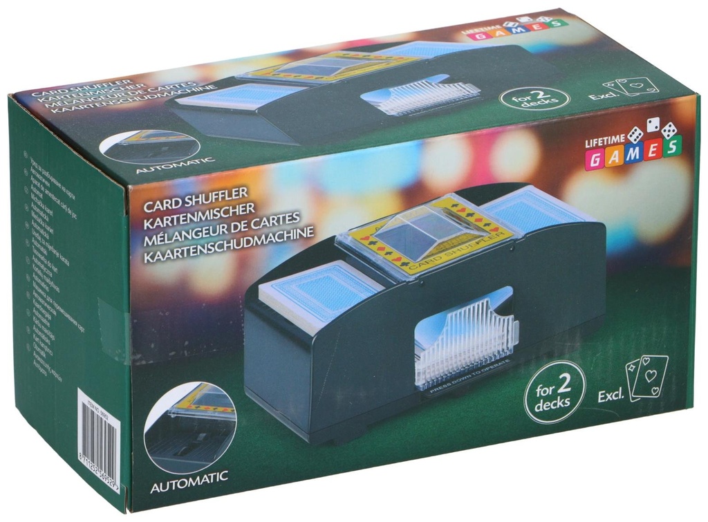 LIFETIME Card Shuffler 20.5x9.5x9.5cm