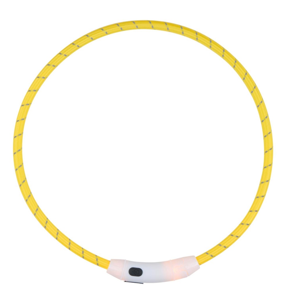 PET COMFORT Dog Collar 2xLED Nylon Sleeve