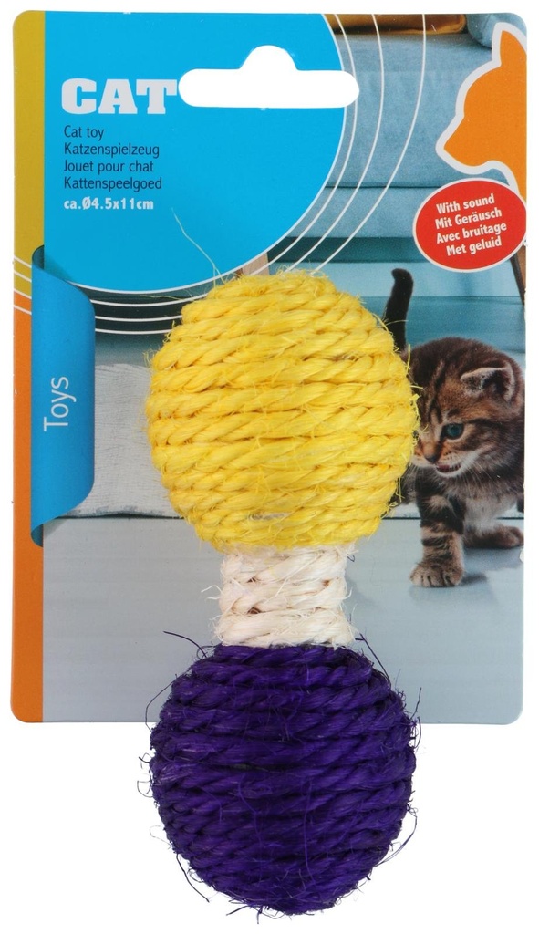 PET TOYS Cat Toy Rattle Ø4.5x11cm