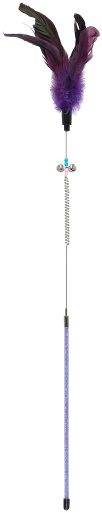 PET TOYS Cat Toy Teaser With Feather