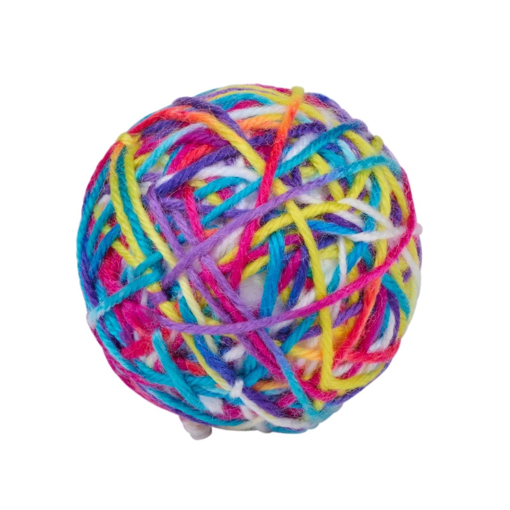 PET TOYS Cat Toy Yarn Ball Ø6cm