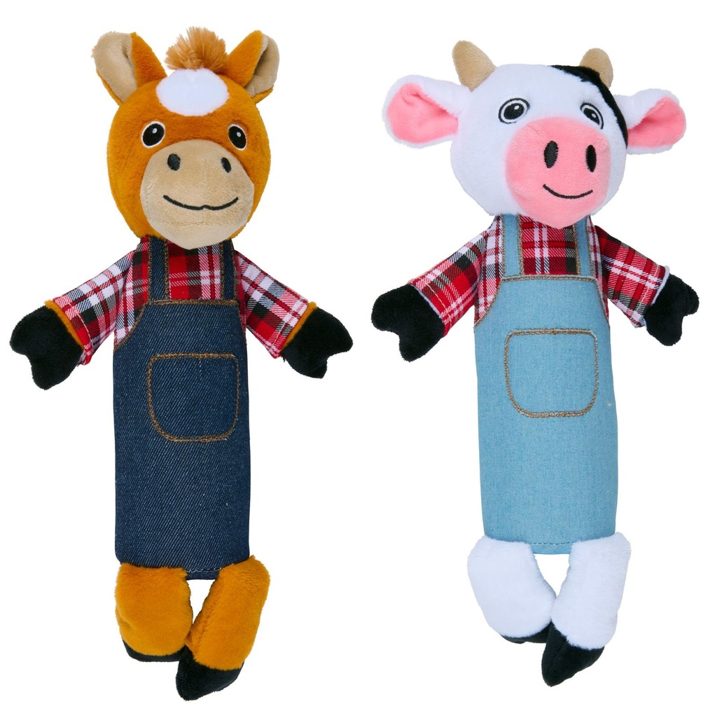 PET TOYS Dog Toy Plush Animals with Bottle