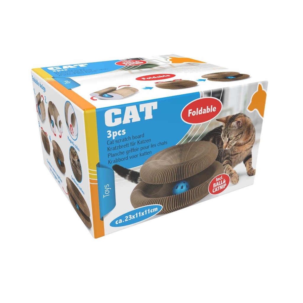PET TOYS Foldable Cat Scratch Board