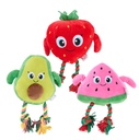 PET TOYS Dog Toy Rope Fruit Design