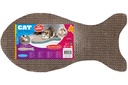 PET TOYS Cat Scratch Board Fish 49x23cm