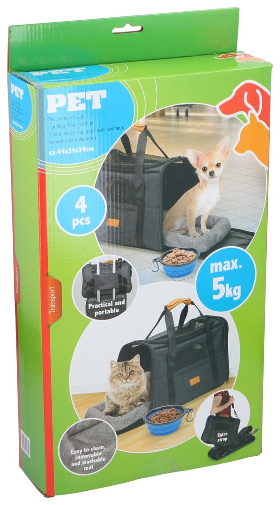 PET TRANSPORT Pet Carrier 44x31x34cm
