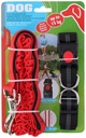 PET TRANSPORT Running dog leash with adjustable waist belt