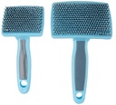 PET TREATMENT Dog Brush Blue and Pink