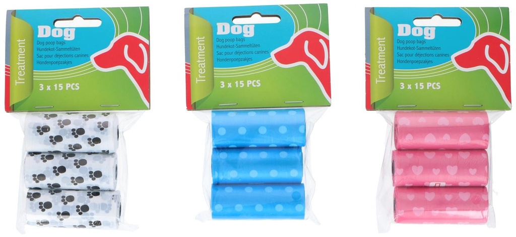 PET TREATMENT Dog Poop Bags 31.5x22cm 10 Micron