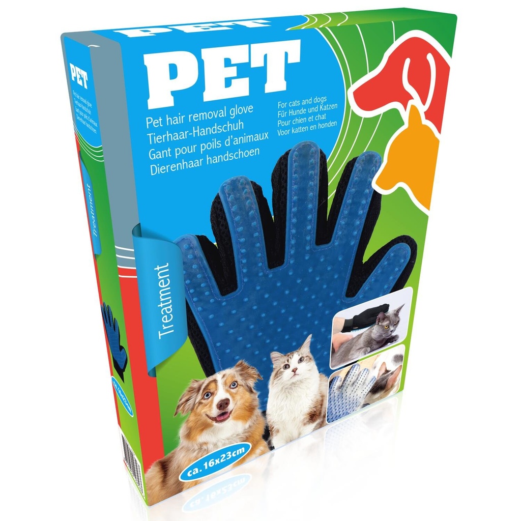 PET TREATMENT Pet Hair Removal Glove 16x23cm