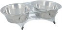 PET TREATMENT Dog Bowl Duo with Stand 550ml