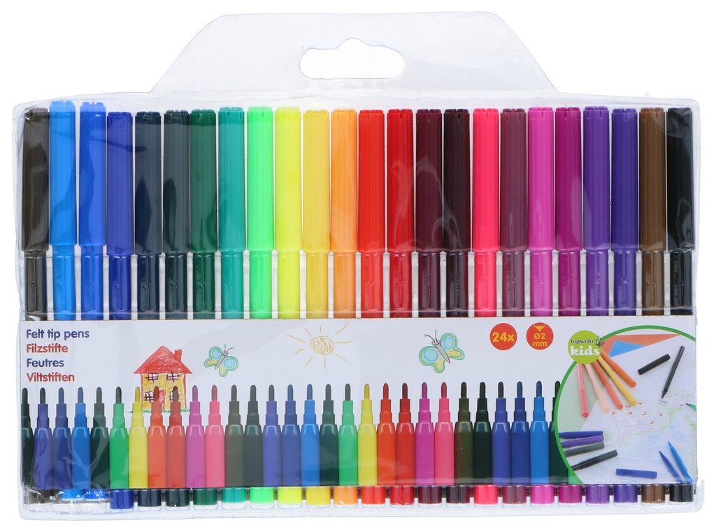 TOPWRITE Felt Tip Pens Normal Point