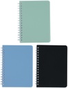 TOPWRITE Spiral Notebook A6 Ruled