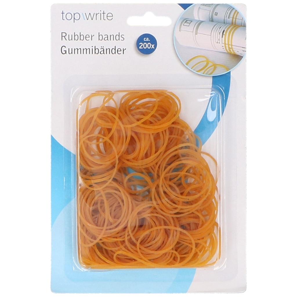 TOPWRITE Natural Elastic Bands