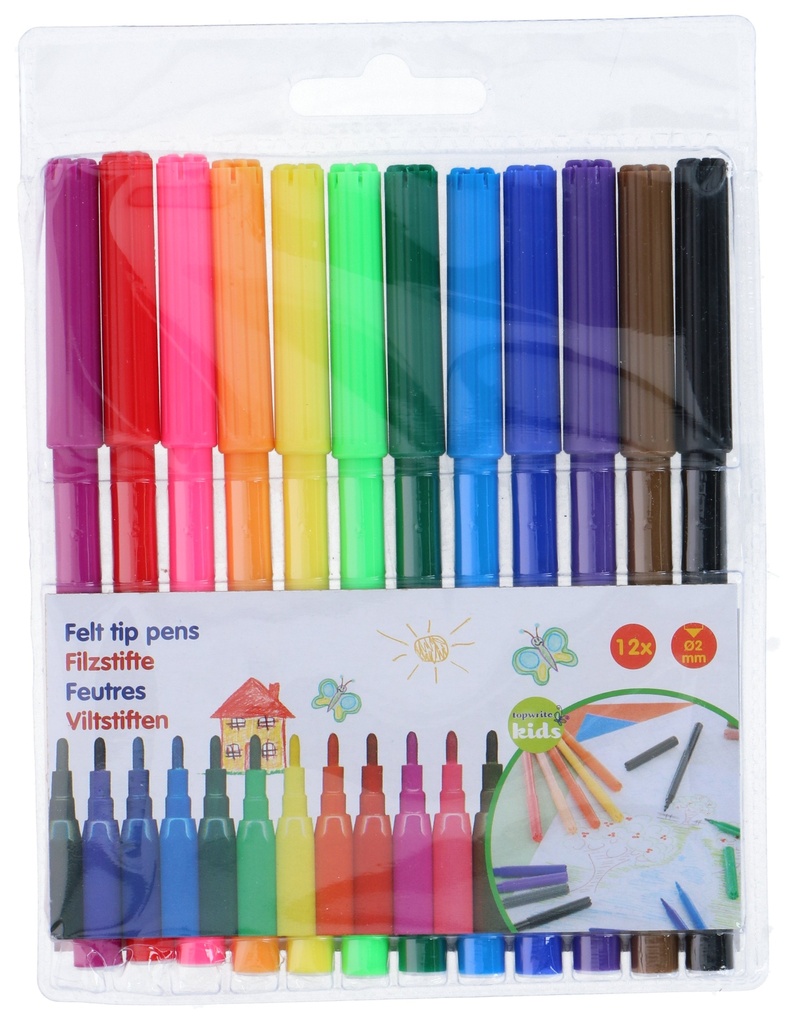 TOPWRITE Felt Tip Pen Normal Point