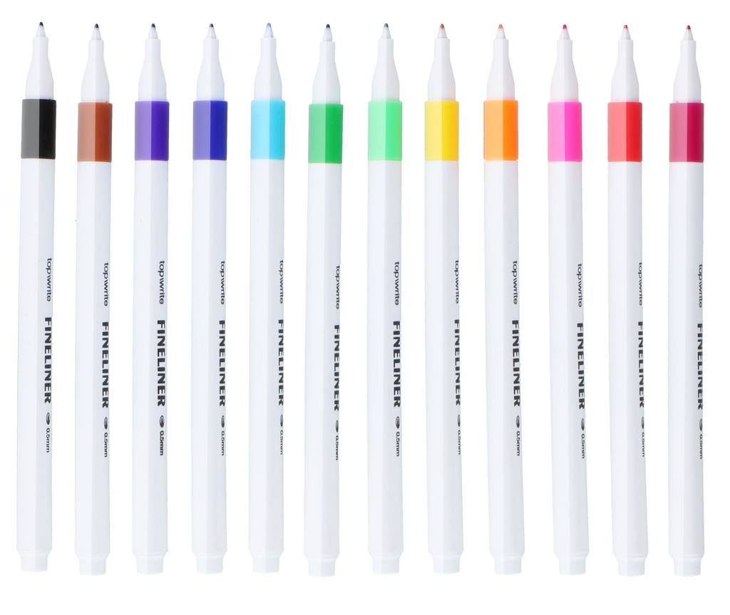 TOPWRITE Fineliner 1mm Colours