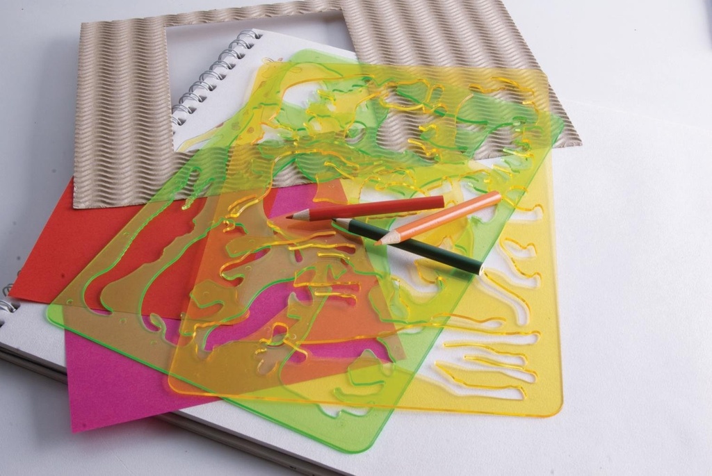 TOPWRITE Animal Stencil 26.5x18.5cm