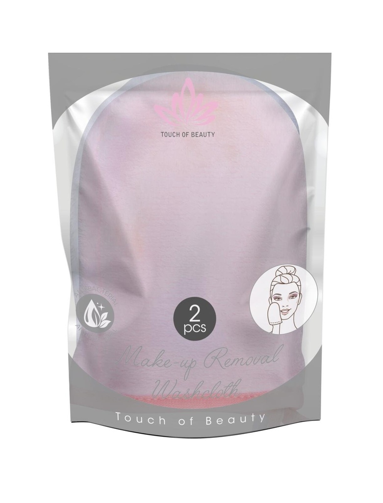 TOUCH OF BEAUTY Make-up Removal Washcloth 16.2x10cm