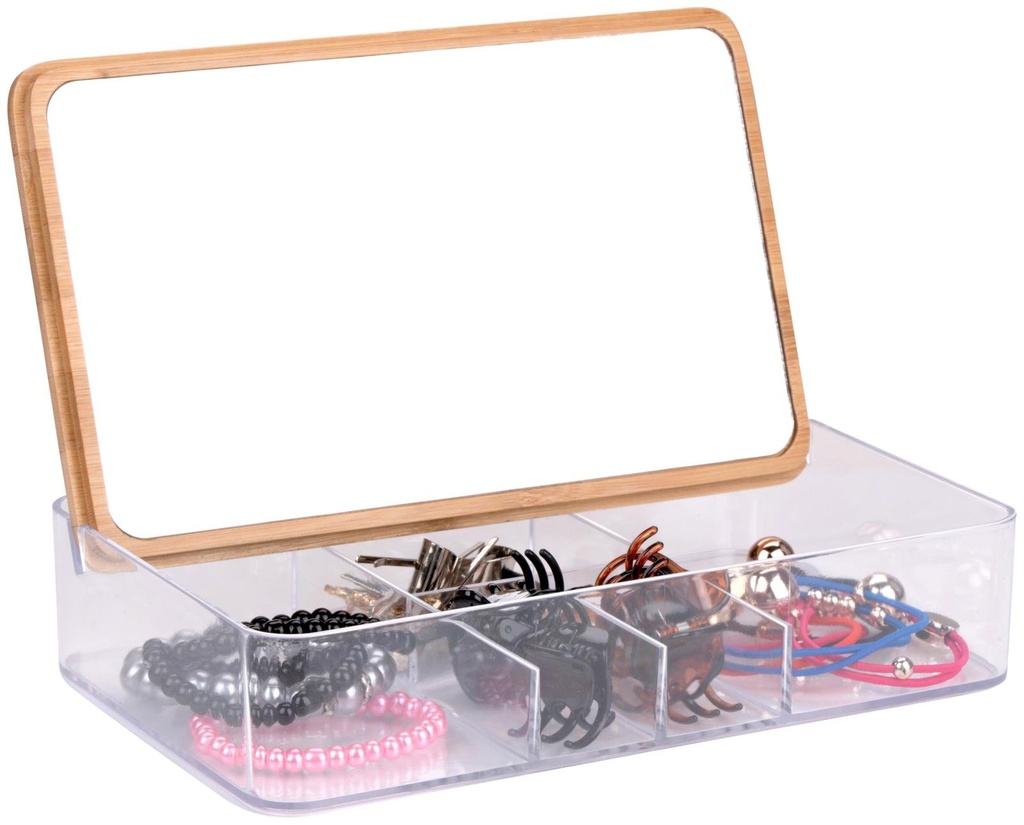 [871125224172] TOUCH OF BEAUTY Storage Box With Mirror