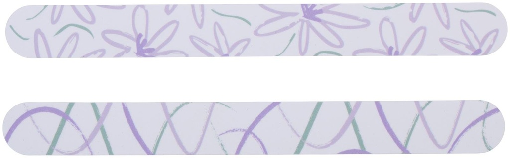 [871125230736] TOUCH OF BEAUTY Nail File 17.8cm Floral Design
