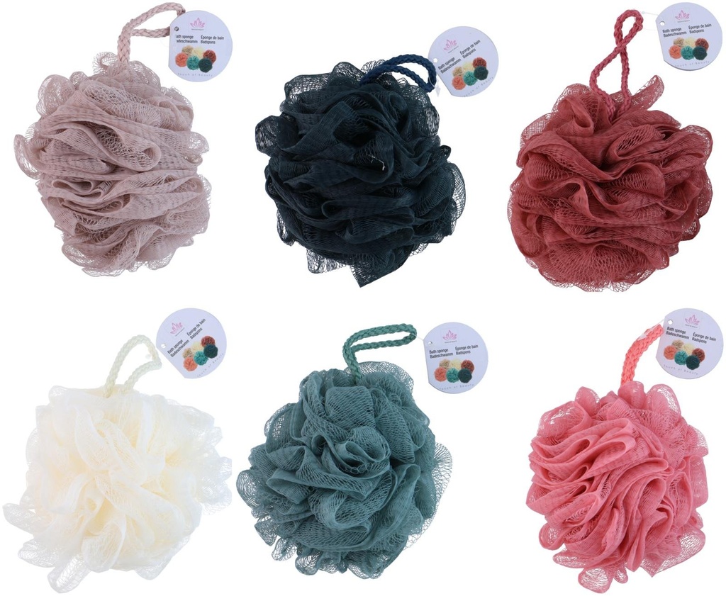 TOUCH OF BEAUTY Bath Sponge Ø16cm 60gr