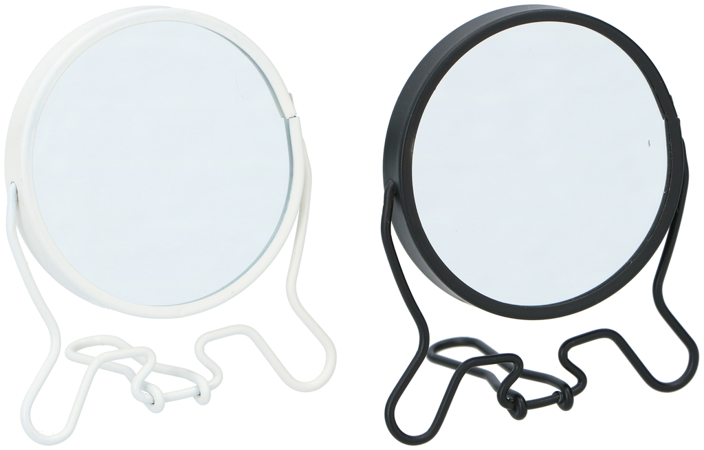 TOUCH OF BEAUTY Cosmetic Mirror Round Double-Sided