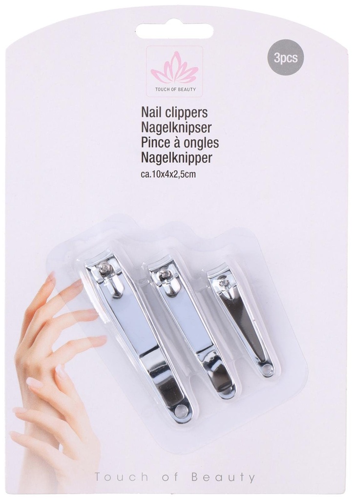 TOUCH OF BEAUTY Nail Clipper in Three Sizes