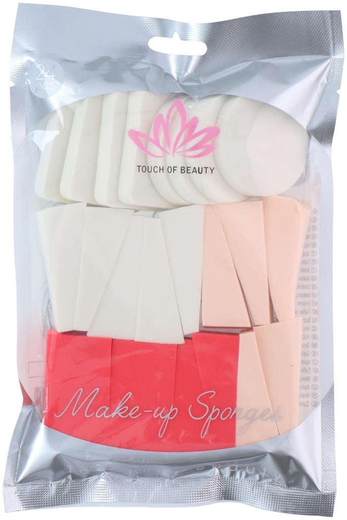 TOUCH OF BEAUTY Make-up Sponge Round Ø4.5cm