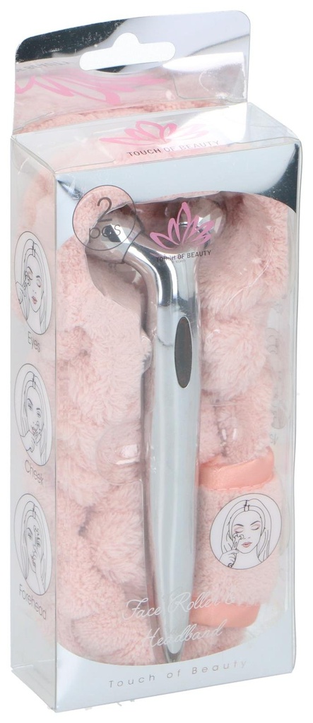 TOUCH OF BEAUTY Face Roller and Headband