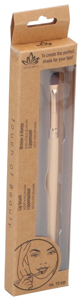 TOUCH OF BEAUTY Lip Brush For Precise Lip Makeup