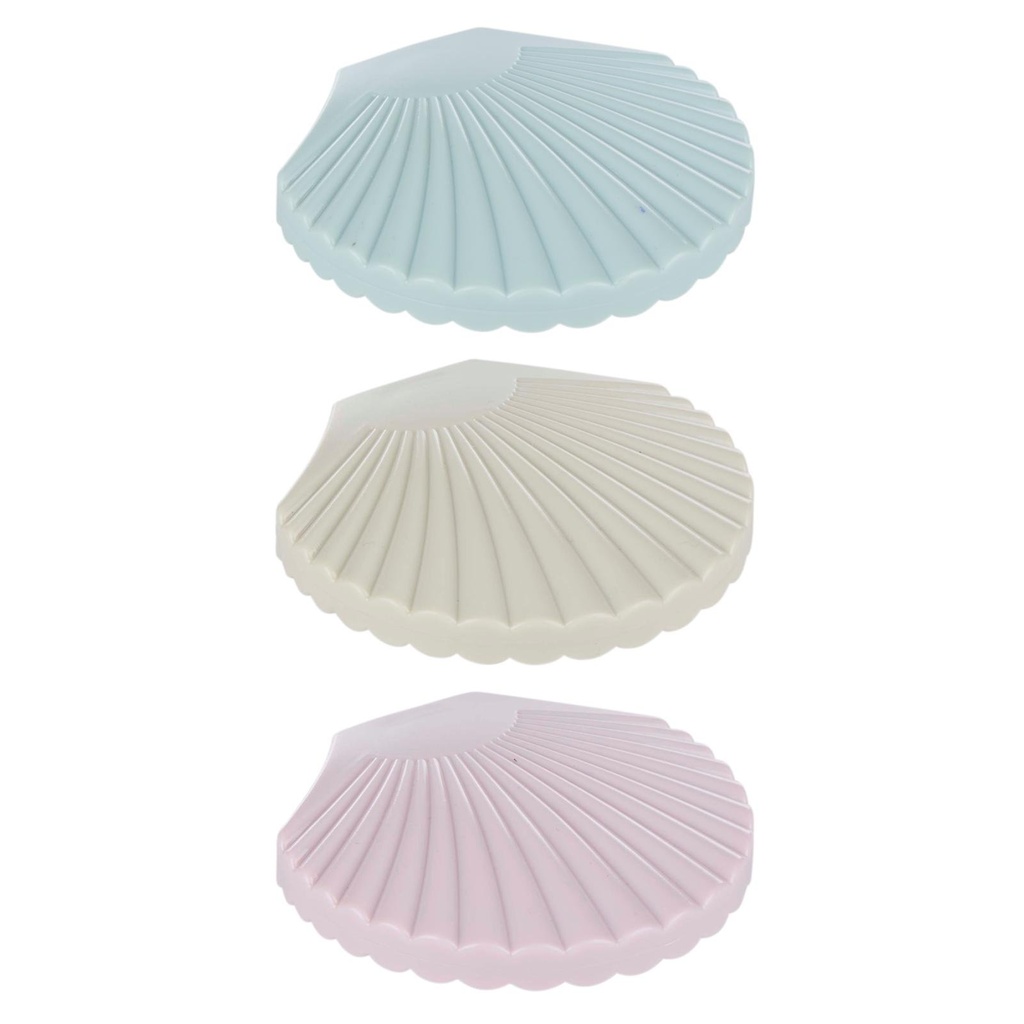 TOUCH OF BEAUTY Shell-Shaped Pocket Mirror