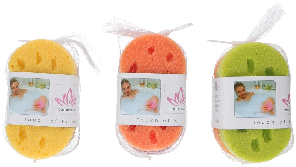 TOUCH OF BEAUTY Bath Sponge 14x8x5cm