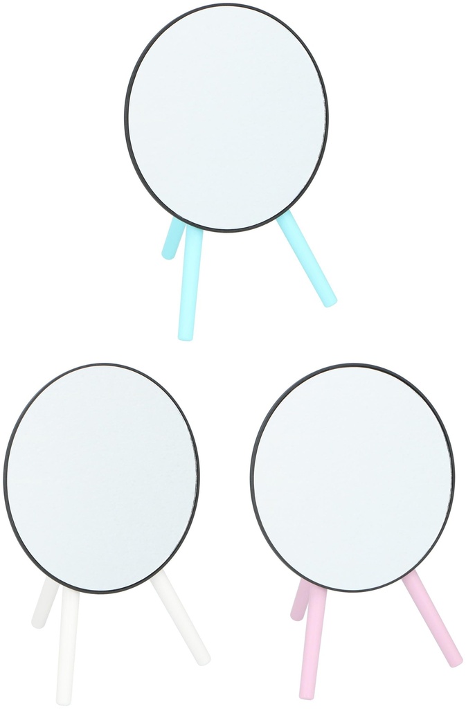 [871125216553] TOUCH OF BEAUTY Make-up Mirror on Stand 14.5x16.5x24cm