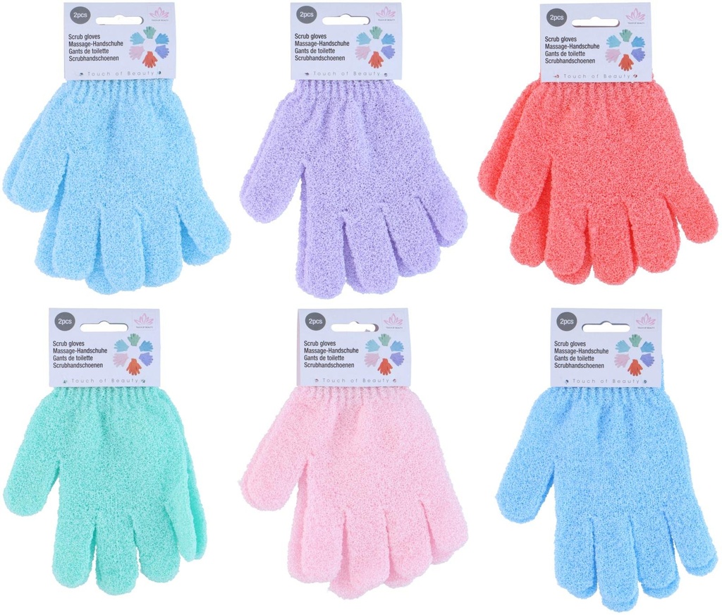 TOUCH OF BEAUTY Scrub Gloves