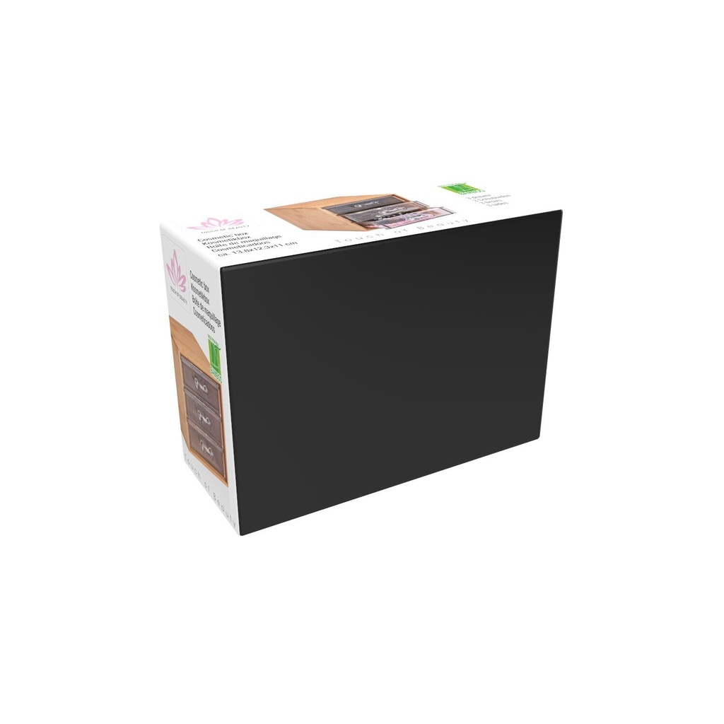 TOUCH OF BEAUTY Cosmetic Organizer 3 Drawers