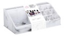 TOUCH OF BEAUTY Cosmetic Organizer Marble Look 22x12.5x7.7cm