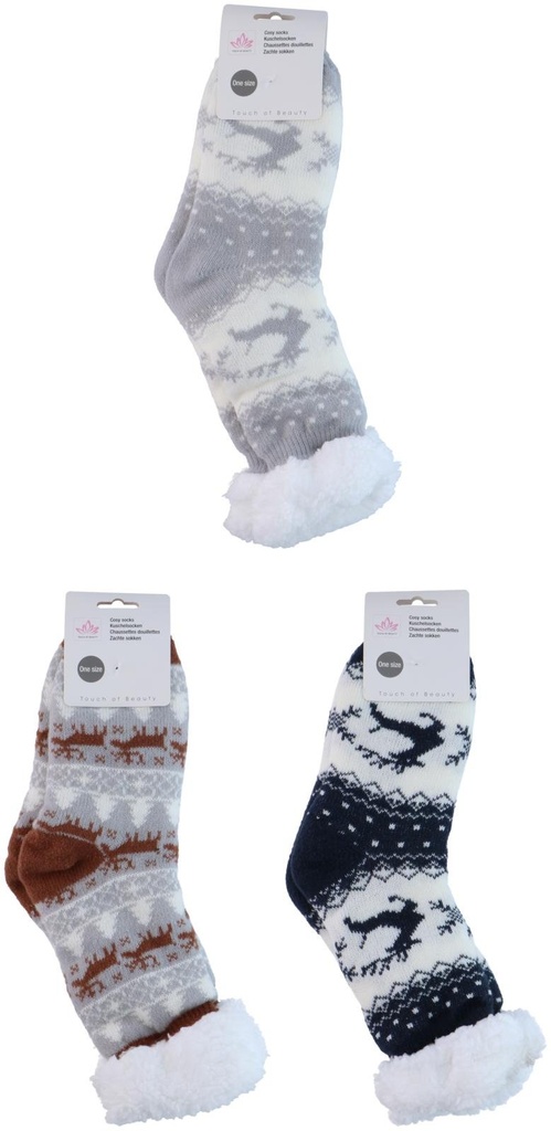 [871125249992] TOUCH OF BEAUTY Warm Cosy Socks
