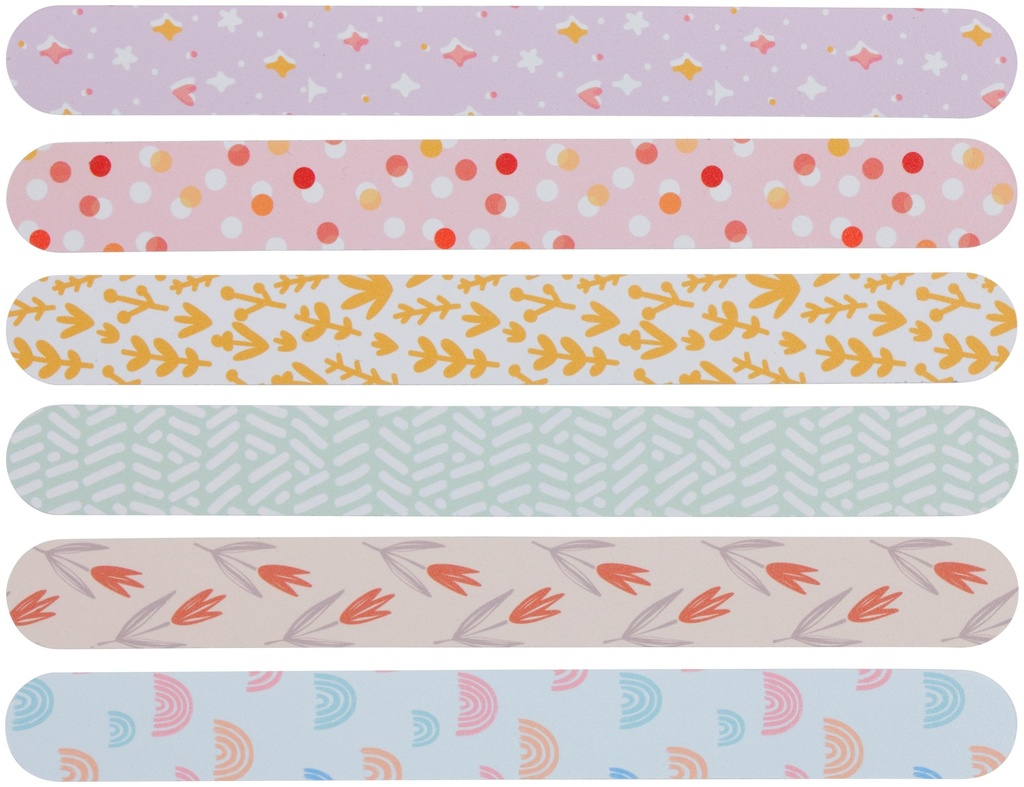 TOUCH OF BEAUTY Decorative Nail Files 12x17.5cm