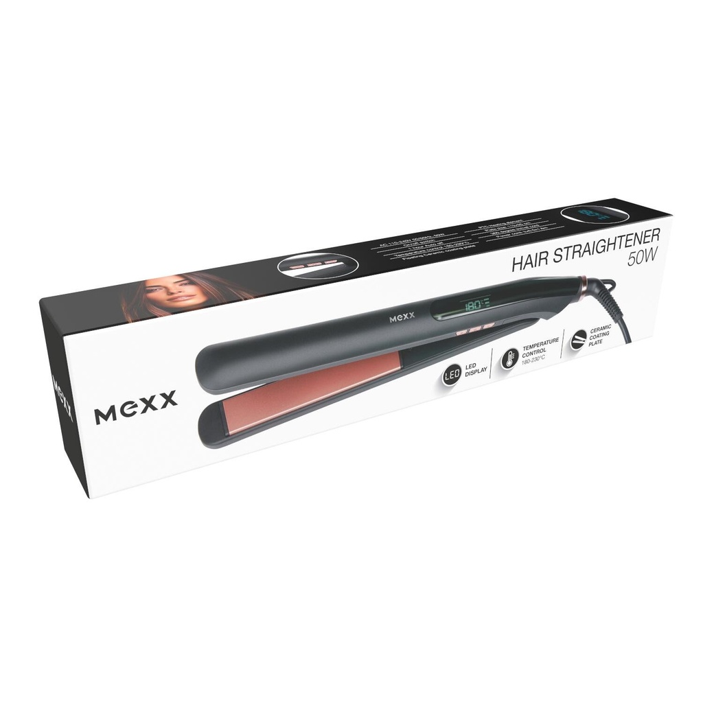 MEXX Hair Straightener LED 50W with Temperature Control