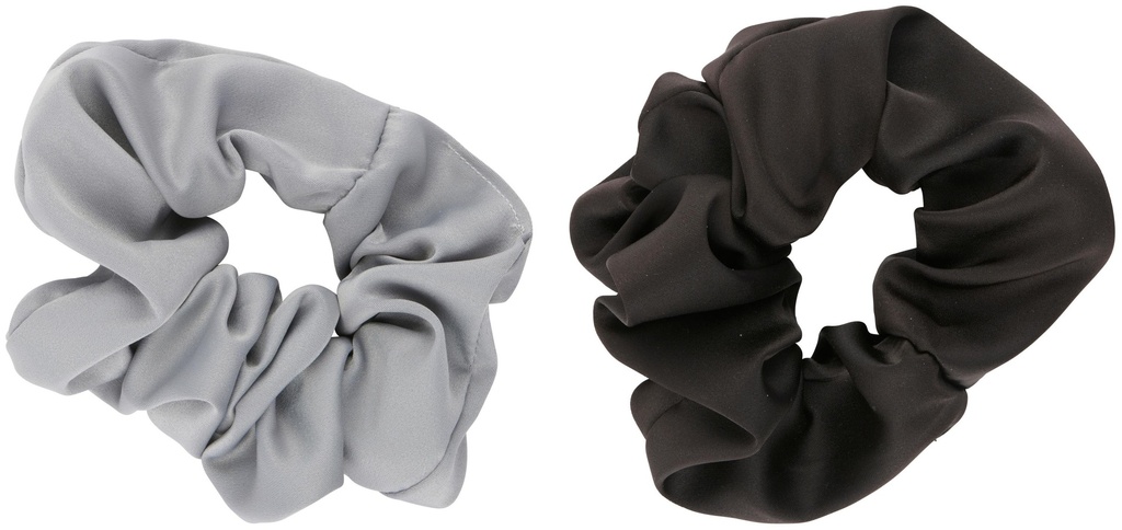 [871125245757] MEXX Hair Scrunchie Elastic Black & Grey