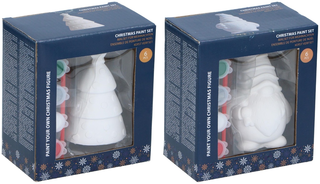 ARTICASA Christmas Paint Set Santa and Tree