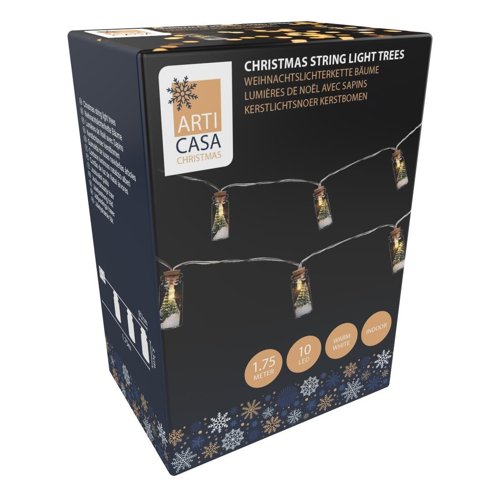 ARTICASA Christmas LED Tree String Lights Warm White 10 LED