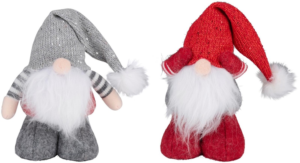 ARTICASA Christmas Gnome Decoration 16x12x23cm