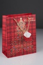 ARTICASA Christmas Gift Bag Reindeer or Tree 26x12x32cm