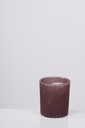ARTICASA Rough Glass Candle Ø7xh8cm