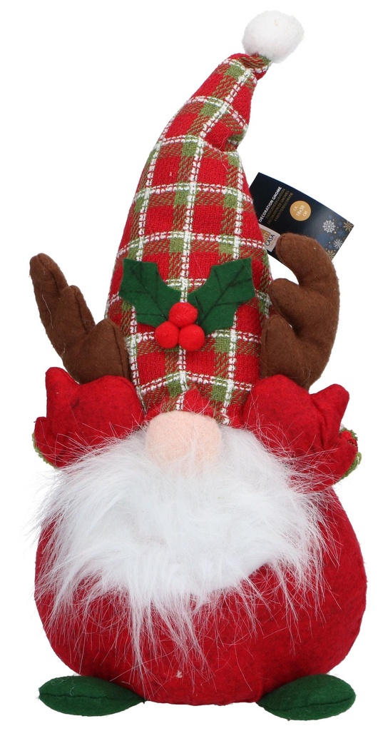 [871125257449] ARTICASA Christmas Gnome 18x38cm