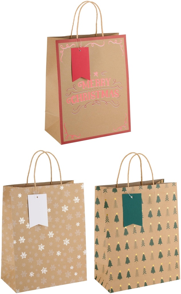 [871125256847] ARTICASA Christmas Gift Bag 26x14x33cm