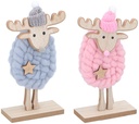 ARTICASA Christmas Wood Sheep Decoration 21cm